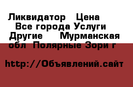 Ликвидатор › Цена ­ 1 - Все города Услуги » Другие   . Мурманская обл.,Полярные Зори г.